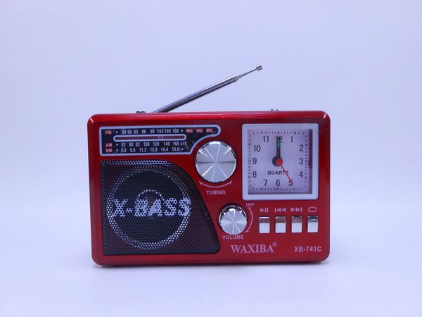 Фото: Радиоприемник Waxiba XB-741С аккум.,руч.настр.,кабель USB,с часами