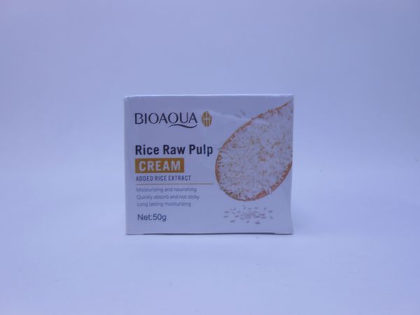 Фото: Крем для лица BOIAQUA  Rice Raw Pulp увлажняющий с рисом  50г