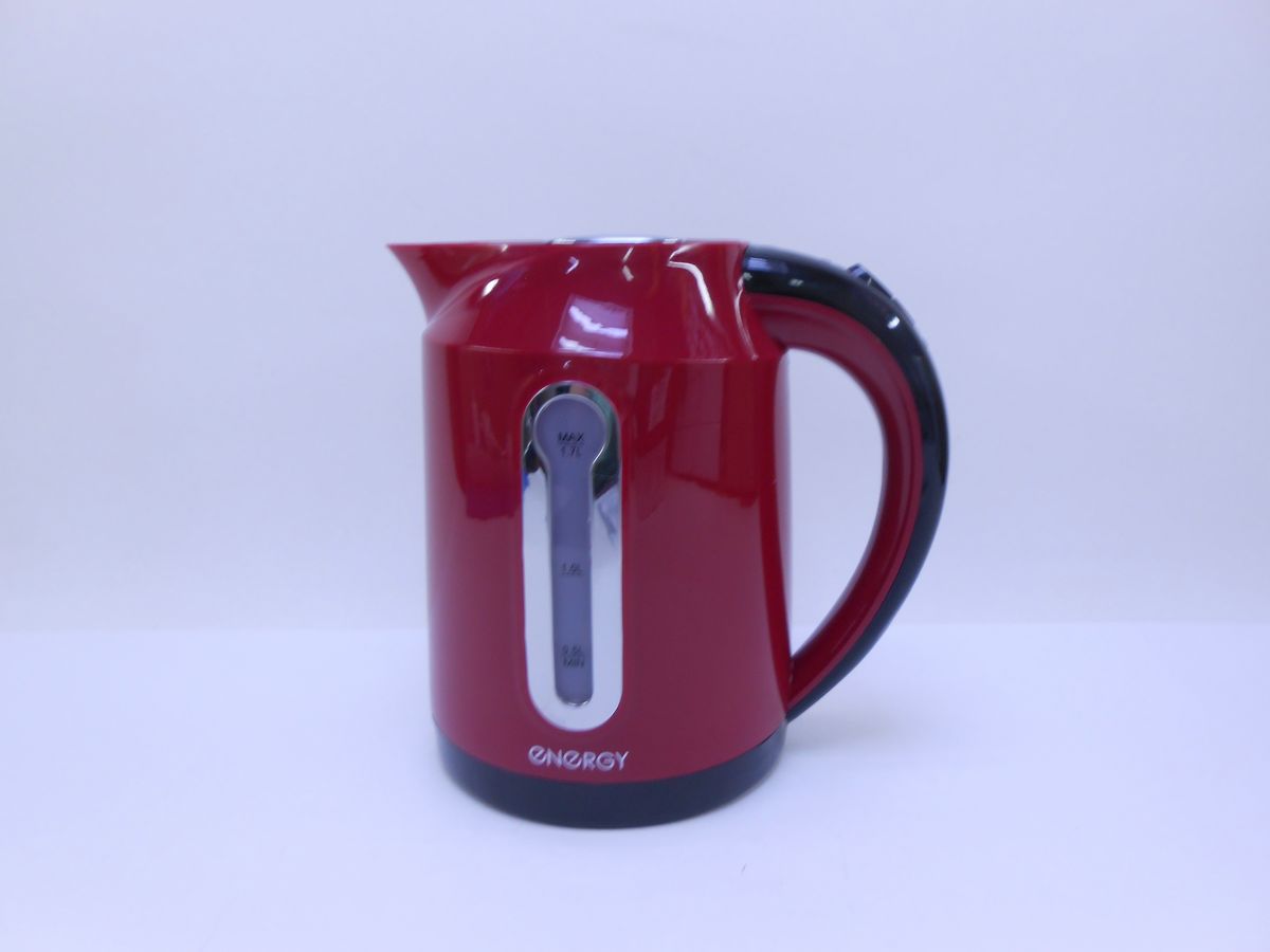Фото: Чайник электрический Energy E-210 2кВт,1,7л,термопластик,красный 153084