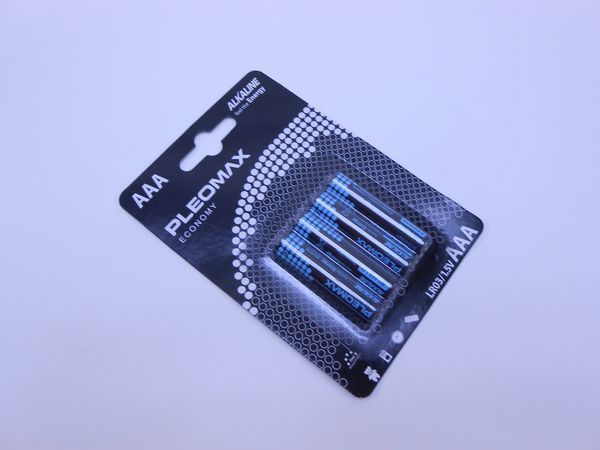 Фото: Батарейки Pleomax Economy LR03/286 BL4 цена за уп.4шт.
