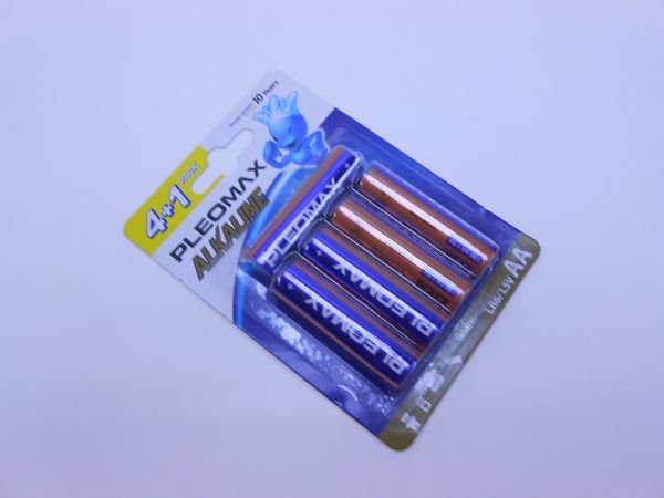 Фото: Батарейки Pleomax LR6/3166 BL4+1 цена за уп.5шт.
