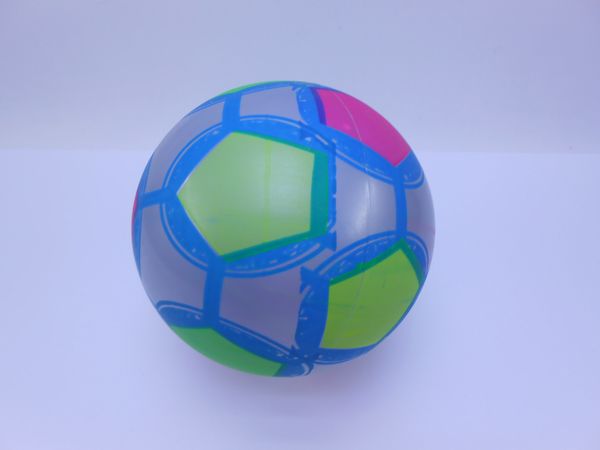 Фото: Мяч 22см Металлик 60г микс 550-6421