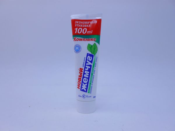 Фото: Зубная паста Новый жемчуг Комплекс легкая мята 100мл