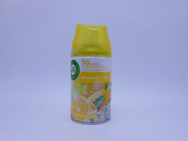 Фото: Освежитель Air Wick смен.блок аэроз.лимон и женьшень 250мл