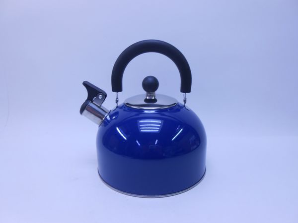 Фото: Чайник Катунь 2,5л со свистком синий КТ-105S