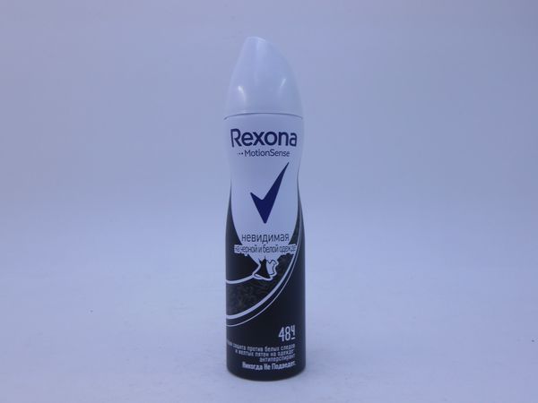 Фото: Дезодорант Rexona спрей жен.Невидимый на черном и белом 150мл.
