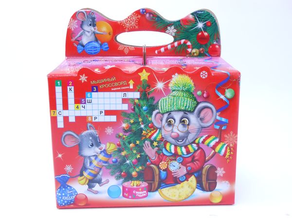Фото: Подарочная коробка "Подарки для мышат", 18 x 18 x 12 см   4432540