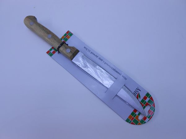 Фото: Нож кухонный Astell с дер.ручкой 12,5см универсальный AST-004-HK-009